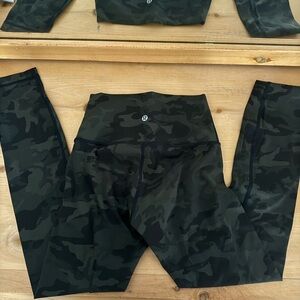 Lululemon Athletica Camo Leggings